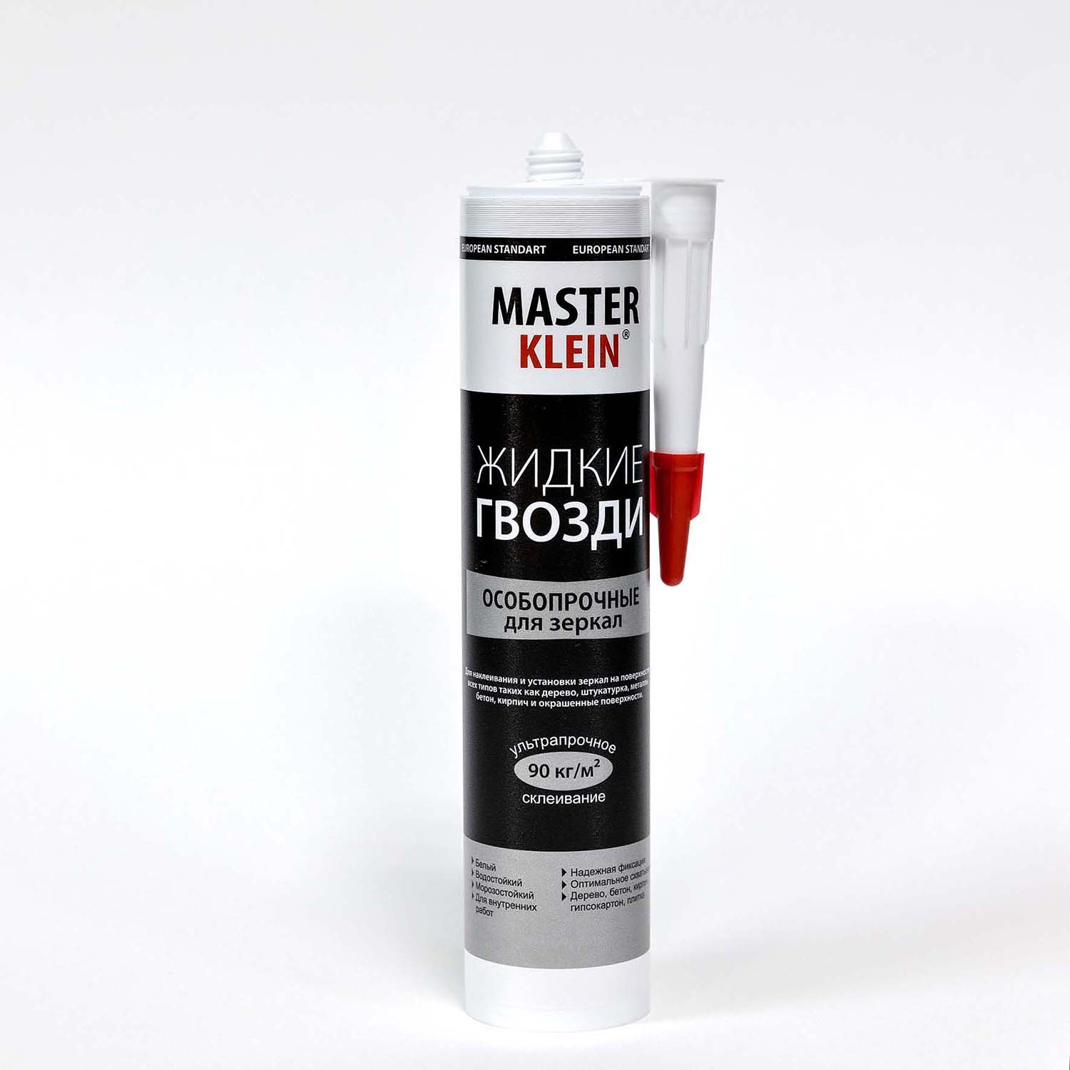 Клей жидкие гвозди Master Klein 310мл.  д/зеркал особопрочные белые