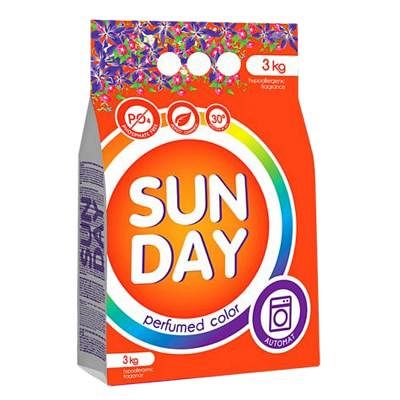 Стир.порошок Sunday авт. 3кг. д/цветного