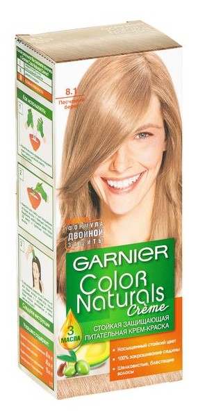 Краска д/волос Garnier Color Naturals 8.1 Песчаный берег (12)