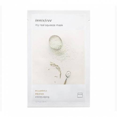 Маска д/лица Innisfree 20мл. squeeze 3 слоя. с экст. риса