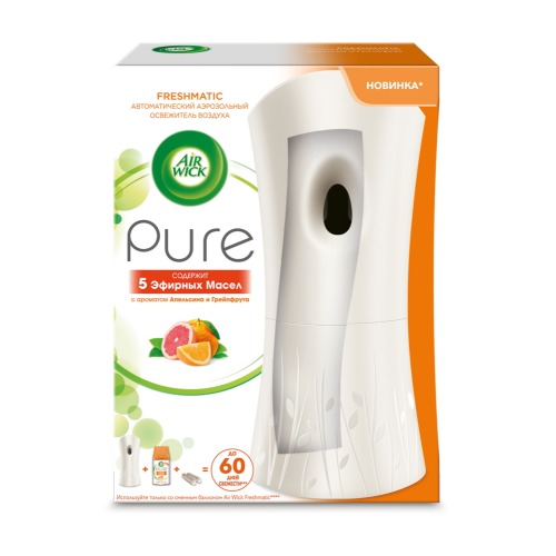 Освежитель автомат. Air Wick 250мл. Freshmatic Апельсин и грейпфрут