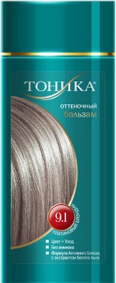 Оттеночный бальзам Тоника 9.1 Платиновый блондин (6)