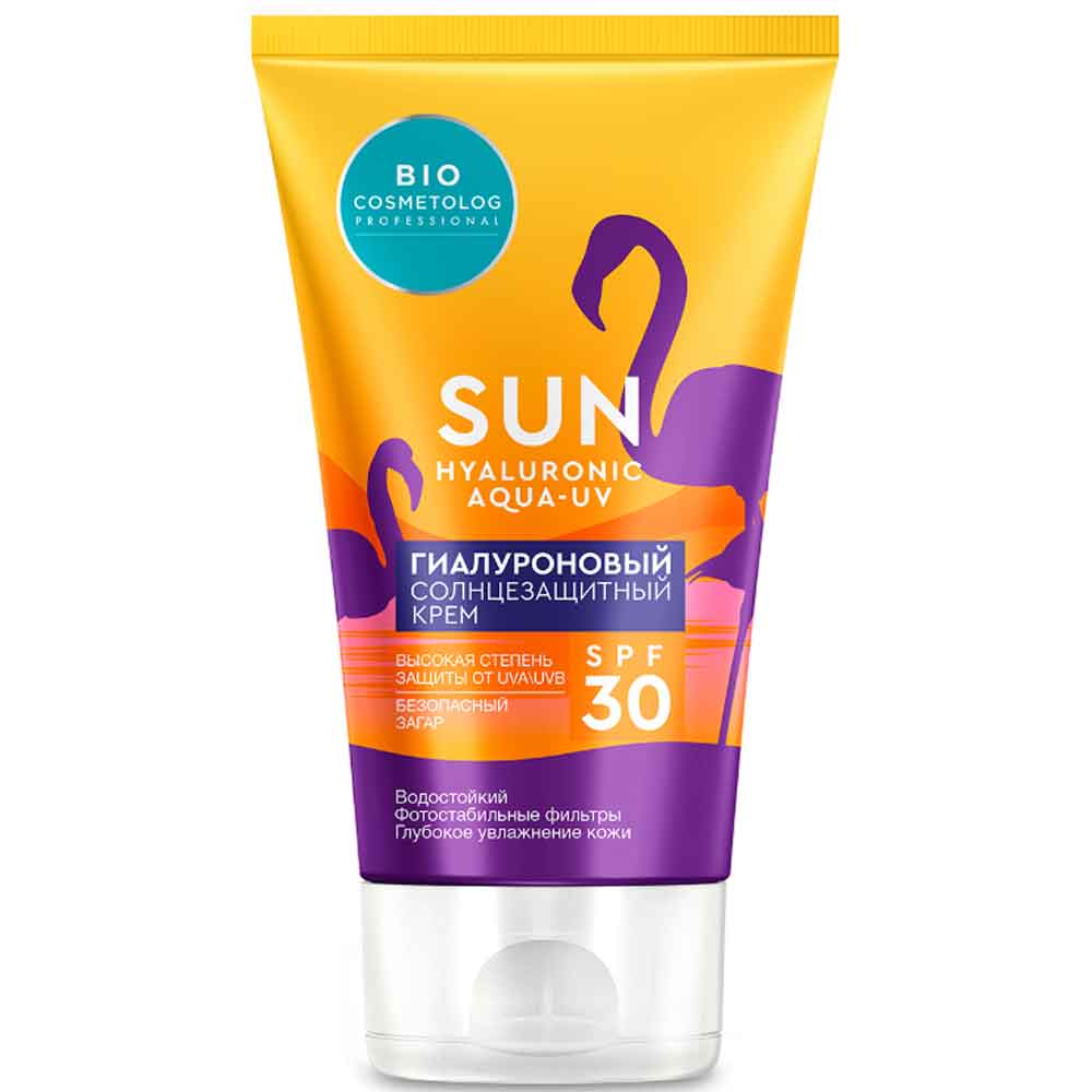 Крем солнцезащитный BIO COSMETOLOG Prof. 150мл. Гиалурон SPF 30 (15)