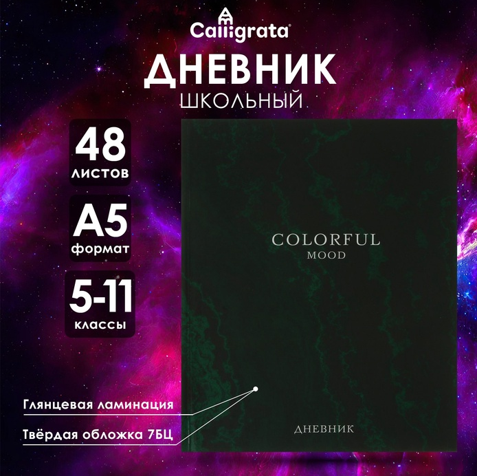 Дневник Calligarta для 5-11 кл. 48л. Colorful Mood (40)