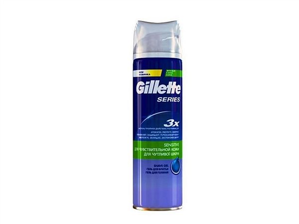 Гель д/бритья Gillette 200мл. Pure&Sensitive нейтральный д/чув кожи