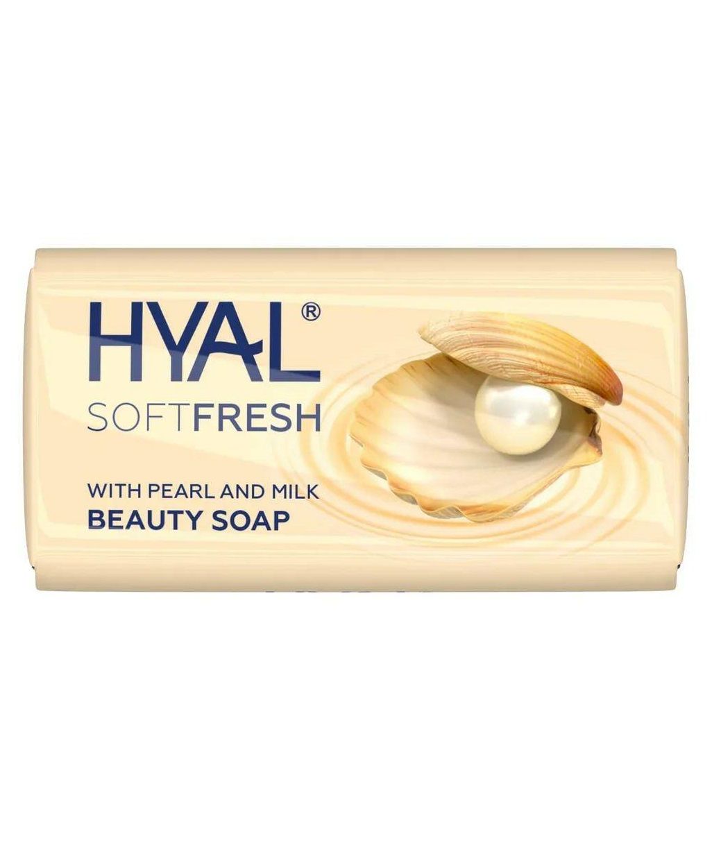 Мыло HYAL 140г. Pearl and milk (48)