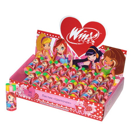 Ластик Winx Радуга (уп.36шт.)