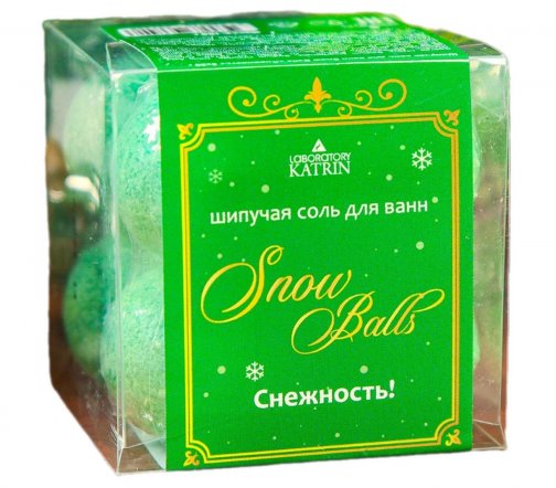 Соль для ванн Snow Balls 8*20г. бомбочки Снежность
