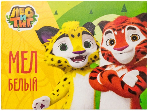 Набор мела белого Алгем/Fancy Лео и Тиг круг (100шт.)
