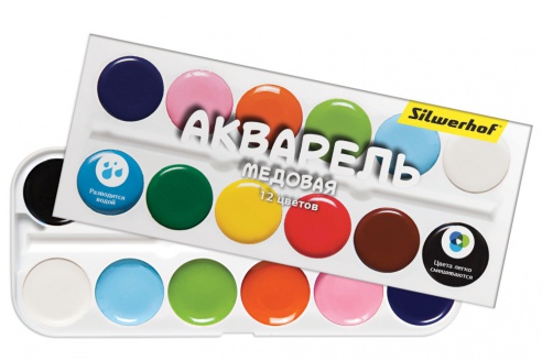 Краски акварель 12цв. Silwerhof Народная коллекция