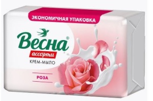 Мыло Весна 4*75г. Роза 6220