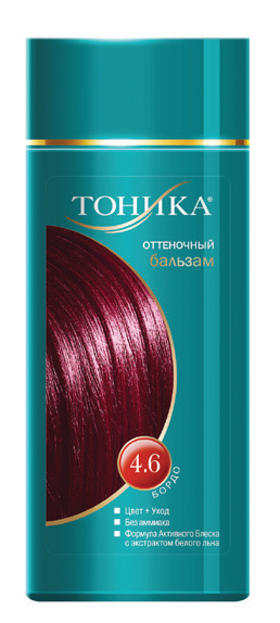 Оттеночный бальзам Тоника COLOREVOLUTION 4.6 Бордо (6)