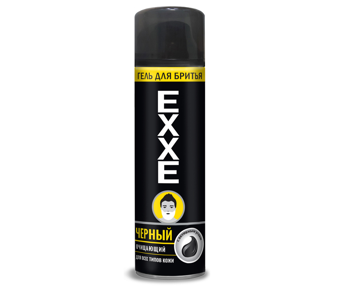 Гель д/бритья EXXE 200мл. Black С активным углем (6)