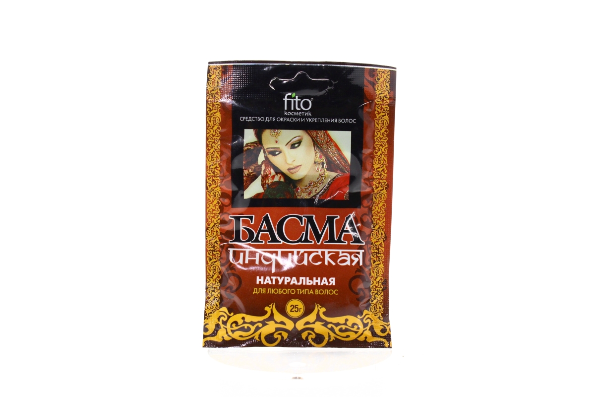 Краска д/волос Басма индийская натуральная 25г (пол.пакет) 4003 (25)