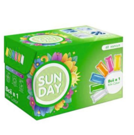 Стир.капсулы Sunday 60шт. all in 1 Color (4)