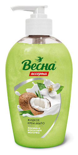 Мыло жидк. Весна 280мл. жасмин и кокосовое молочко 5215 (15)
