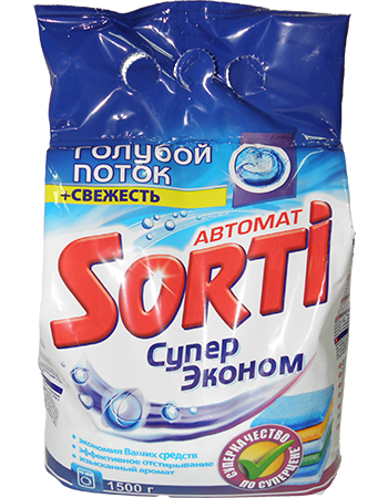 Стир.порошок Сорти авт. 1,5кг. Суперэконом (6)