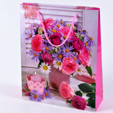 Сумочка 32*26*9см Mazari Bouquet (уп.12)