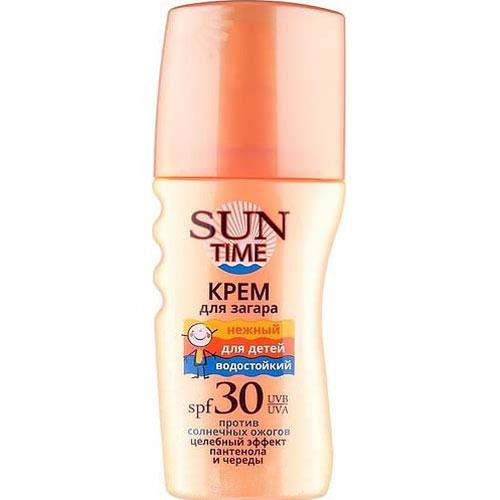 Крем для загара Sun Time 150мл. Для Детей SPF-30