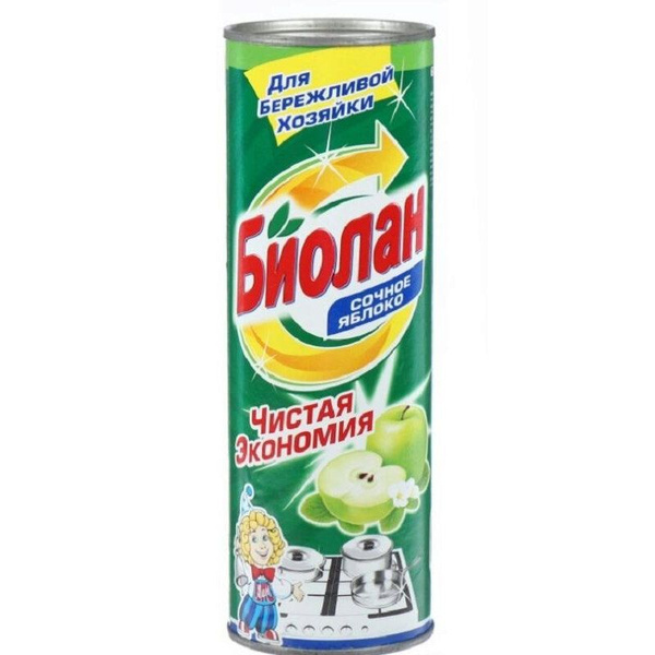 Ср-во Биолан 400г. чист.порошок Яблоко (24)