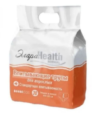 Подгузн.-трусики ЭлараHEALTH Normal L 30шт д/взрослых