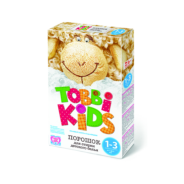 Стир.порошок Tobbi kids  авт. 400г. 1-3 (24)