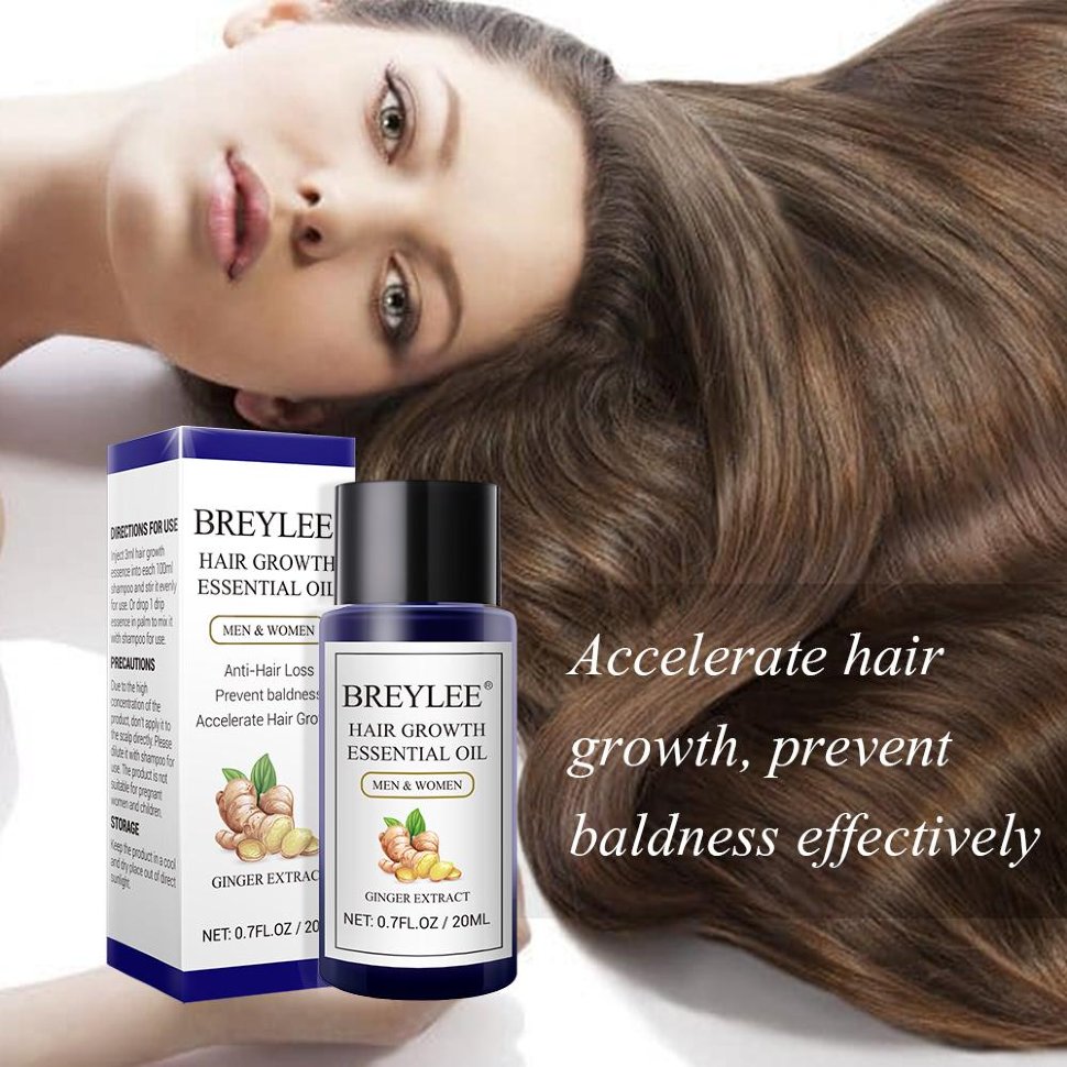Масло д/волос BREYLEE CROWTH ESSENTIAL OIL 20мл. эфирное для роста волос #