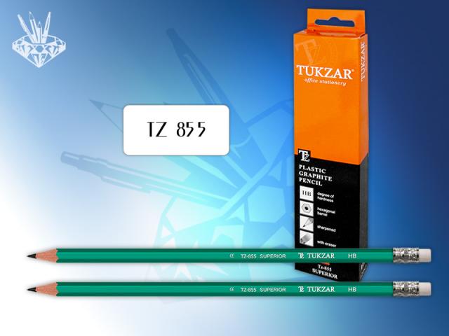 Карандаш прост. Tukzar ТМ пластиковый NEW (уп.12шт.)