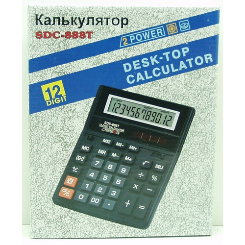 Калькулятор 12разр. SDC-888T S-7235 #