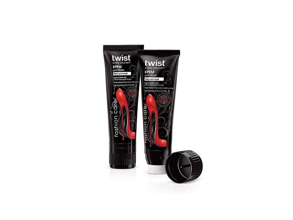 Крем для кожи Twist Fashion 75мл. Бесцвет. туба с губкой