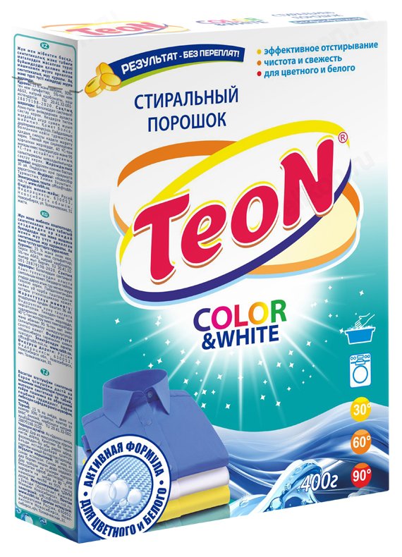 Стир.порошок TEON 400г Универсал Колор