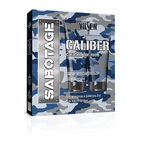 ПН/МУЖ. Вилсен SSABOTAGE" CALIBER (Гель п/бр.140мл + Гель/шампунь 2в1 250мл)