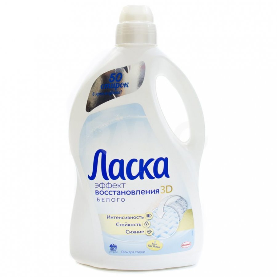 Стир.гель Ласка 3л. Сияние белого