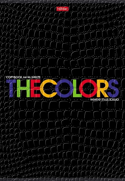 Тетрадь А4 96л. КЛ. Hatber "CROCO"THEBOOK