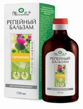 Бальзам Миролла 150мл. Репейный с комплексом витаминов для укрепления***