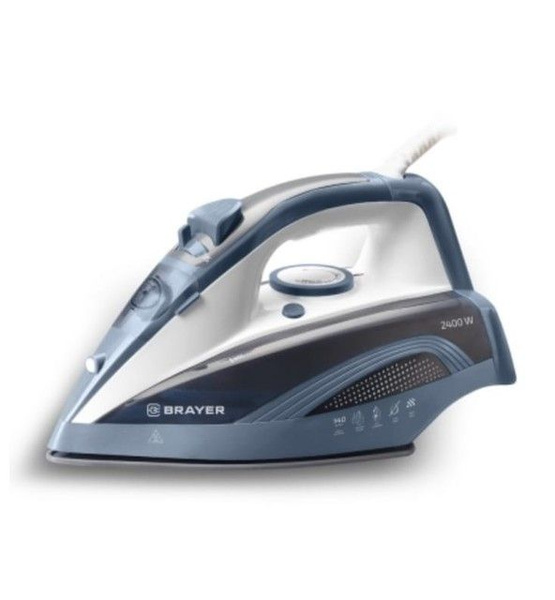 Утюг BRAYER 4002BR, 2.4кВт, подошва керам (6)