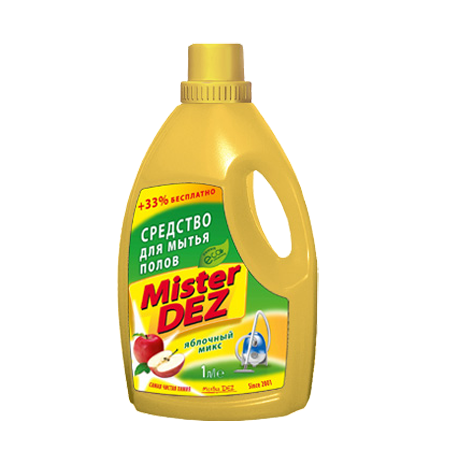 Ср-во Mister DEZ 1л. д/пола Яблочный микс