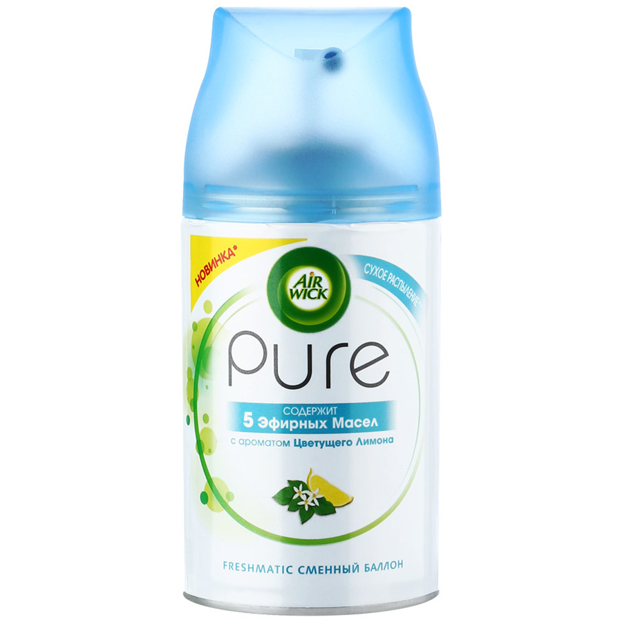 Освежитель воздуха Air Wick Сменный блок Pure 250мл. Цветущий лимон