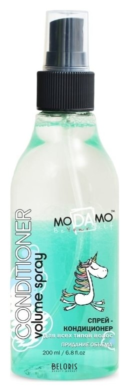 Спрей д/волос moDAmo 200мл. Кондиционер объем**