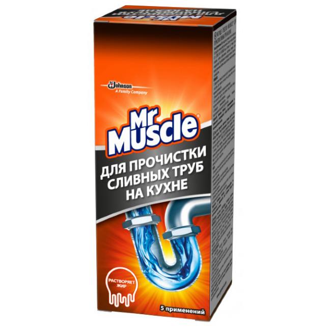 Ср-во Мистер Муск. 250г. гранулы для прочистки сливных труб