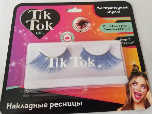 Ресницы накладные TIK TOK GIRL синие