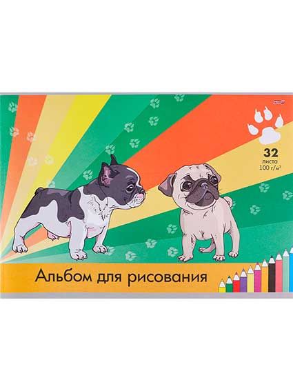 Альбом д/рис. 32л. ТМ"Profit" Забавные песики