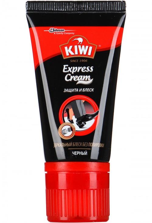 Крем для обуви KIWI 50мл. Express черн.