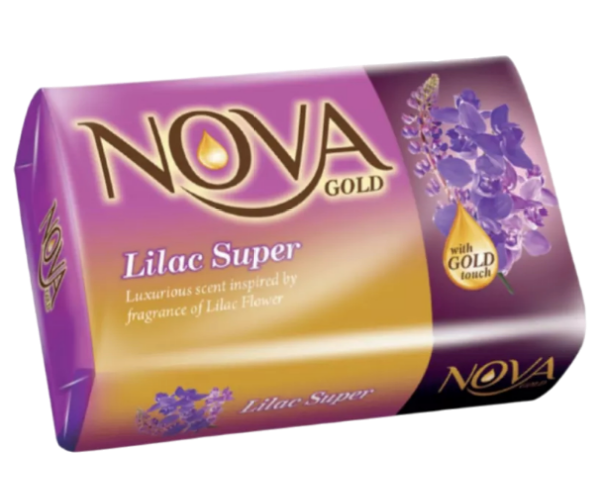 Мыло Nova gold 140г. Сирень (уп.6) (48)***
