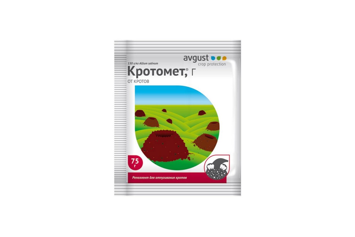 Репеллент Кротомет 75г. от кротов