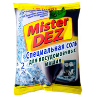 Соль для посудомоечных машин Eco-Cleaning Mister DEZ 2кг.