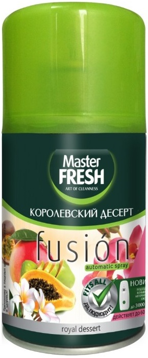 Освежитель воздуха Master FRESH 250мл. Сменный блок Королевский десерт