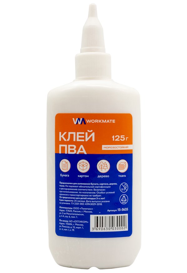 Клей ПВА 125гр. Workmate (100)