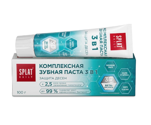 Зубн.паста Splat 100мл. Daily Защита десен 3в1 (25)