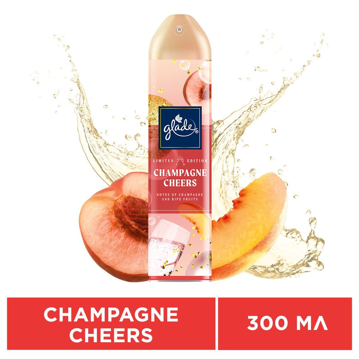 Освежитель воздуха Glade 300мл. Champ cheers